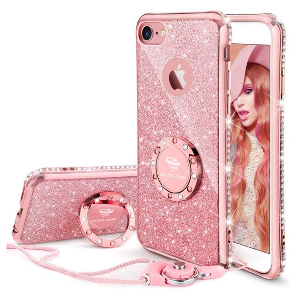 Accessories - iPhone 6 6s Glitter Case with Kickstand